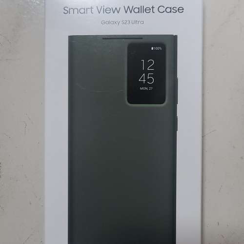 Samsung Galaxy S23 Ultra Smart View Wallet Case(全新)插卡式智能視窗保護套/卡夾...