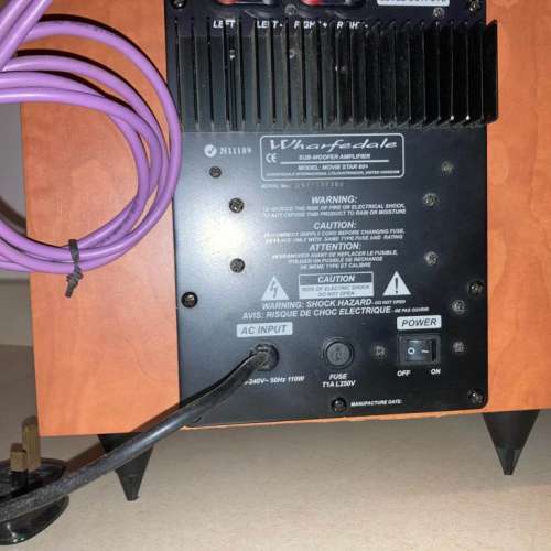Wharfedale subwoofer 超低音喇叭 Movie Star 60+