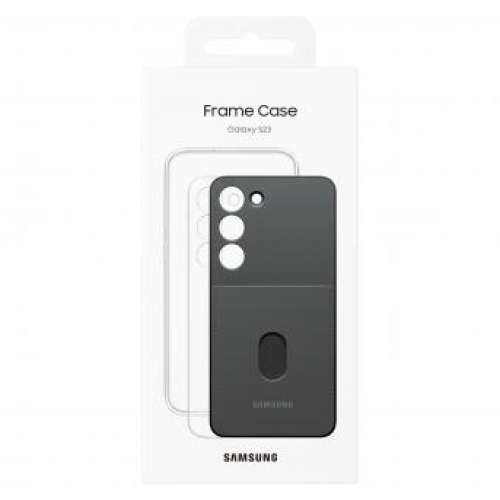 全新 Samsung Galaxy S23 Frame Case  邊框背蓋兩用保護殼 (黑色)