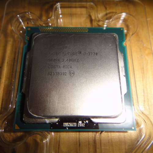 Intel® Core™ i7-3770 處理器 3.40 GHz 連原裝扇 Cache 8MB Socket 1155