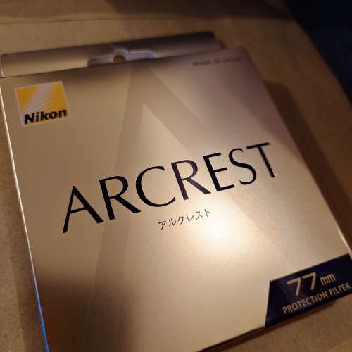 Nikon Arcrest 77mm protection filter