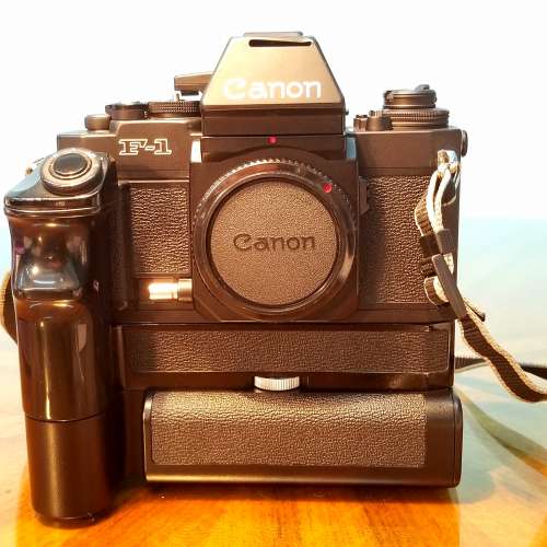 CANON New F-1菲林旗艦機 /AE Finder 自動測光頭/Power Winder FN電動上片/Battery...