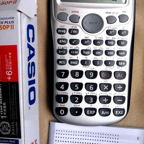 Casio 計數機 FX-3650P II 工程型計算機 全新