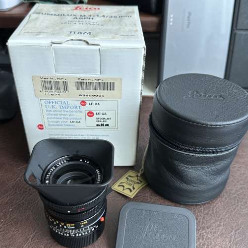 Leica summilux 35mm f/1.4 Asph 11874 收藏級