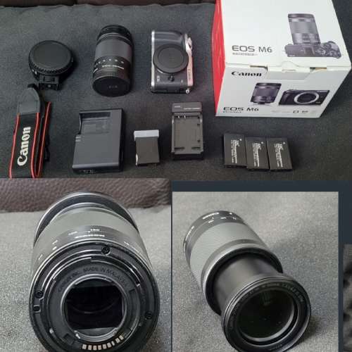 Canon M6 連 EF-M18-150MM IS STM KIT SET (有盒)