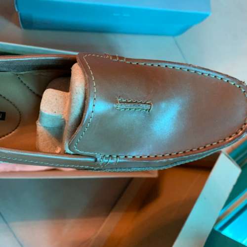 男裝全真皮休閒鞋 40號