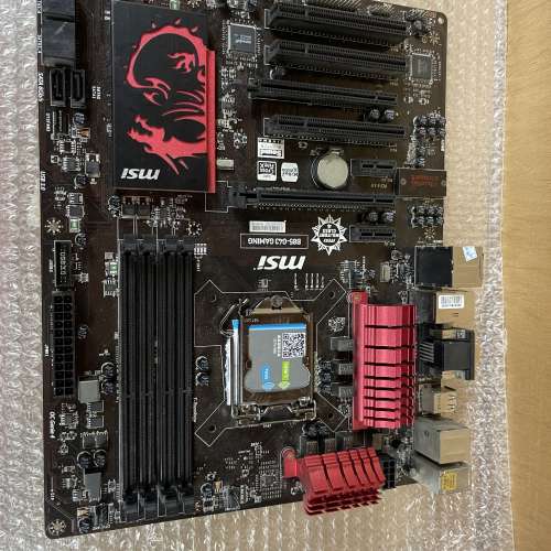 二手 MSI B85-G43 GAMING B85 LGA1150 ATX MB