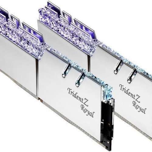 Trident Z Royal (皇家戟) DDR4-4600 CL18-22-22-42 1.45V 16GB (2x8GB)銀色 4盒