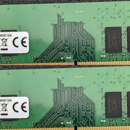 Kingston 金士頓 DDR4 2400Mhz, 8GB x2 = 16GB, 帝景保養