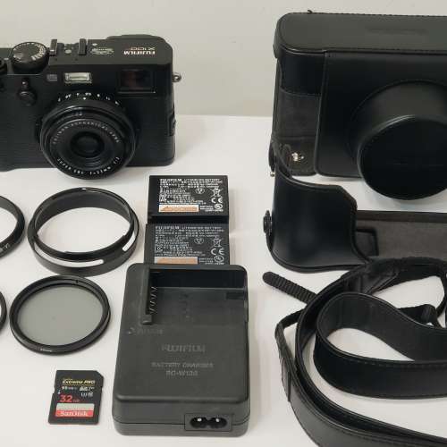 Fujifilm X100F (富士 x100f 黑色數碼相機) - 98%新，送 大量名廠配件