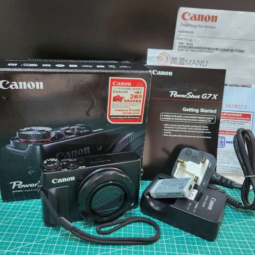 Canon G7X、Made in Japan、1”CMOS、F1.8-2.8、24-100 mm、4.2 x Optical Zoom