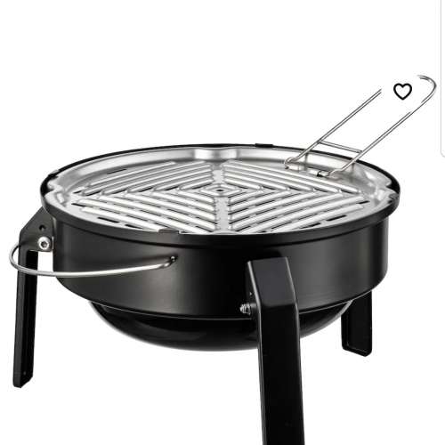 IKEA Korpon outdoor portable BBQ set - in black color