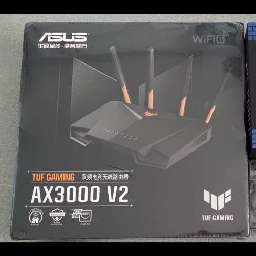 [全新未開] Asus tuf gaming ax3000 v2 wifi6 router 華碩路由器