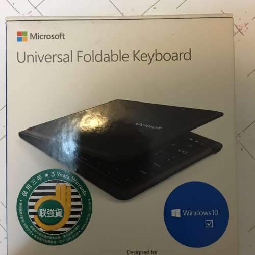 全新 microsoft universal foldable keyboard pc ipad iphone andriod 適用