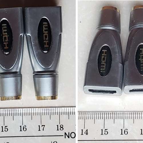 HDMI 插頭，金屬 高質素 防干擾 插頭。