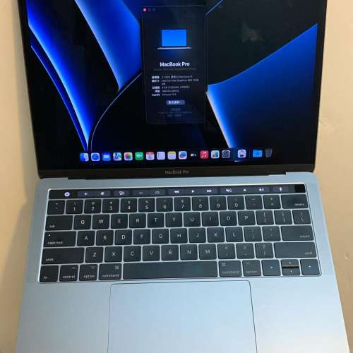 行貨 MacBook Pro 2017 13吋 3.1GHz i5 8+256GB SSD 有Touch Bar版，電池良好、循環...