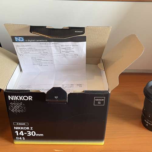 Nikon z14-30mm F4 S