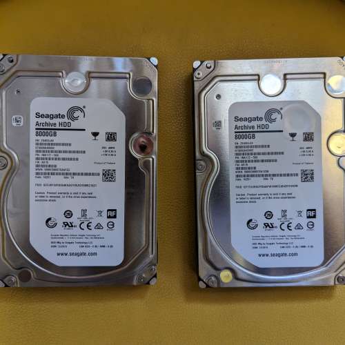 Seagate 8tb * 2