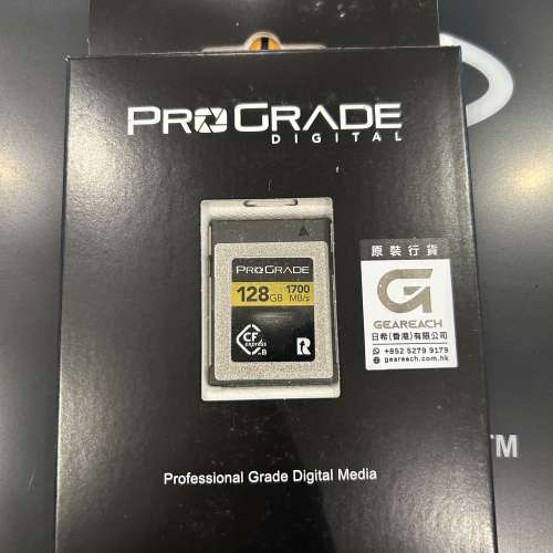 128GB ProGrade Digital CFexpress™ 2.0 Type B Memory Card (Gold) 1700