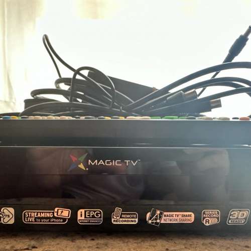 Magic TV (MTV-7000D-MINI) 內置1TB高清機頂盒連原裝搖控及火牛