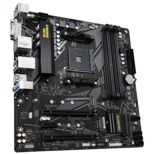 Gigabyte B550M DS3H AC + AMD Ryzen 5 3400G