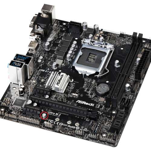 ASRock 華擎 B360M-HDV Motherboard 主機板 (連原廠背板)