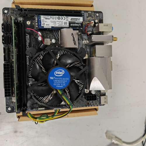 i3 10100 / asrock b460m itx ac / 8GB Ram /256 SSD