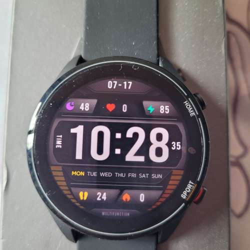 小米手錶  典雅黑運動版90%new 1.39 吋 326 ppi 高解像度顯示  2 TPU 錶帶防水功能...