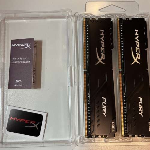 Kingston HyperX FURY 32GB (2x16GB) DDR4 RAM 3200MHz HX432C16FB3K2/32