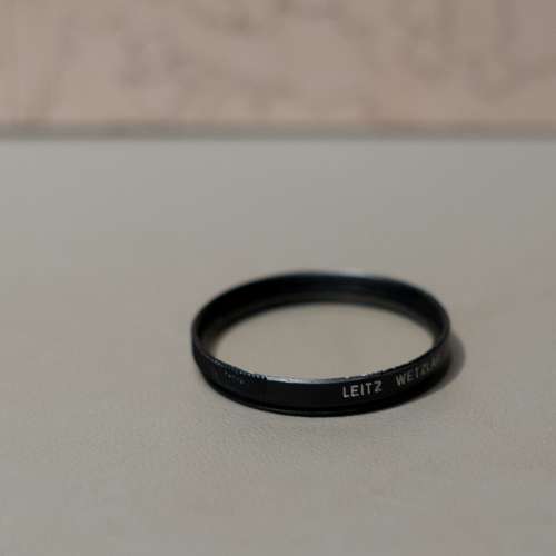 Original Leica UV Filter E39 39mm Black for Summicron 50mm 35mm
