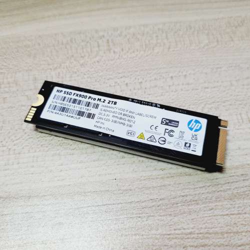 HP FX900 Pro 2TB M.2 SSD (R:7400MB/s, 有Dram, Micron TLC, Gen4x4)