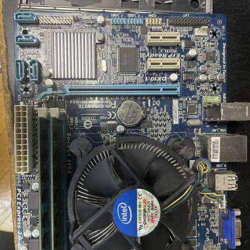 Intel i5-3450 4Core + Gigabyte H61M-DS2 + 8GB RAM 90%new 100% working Perfect