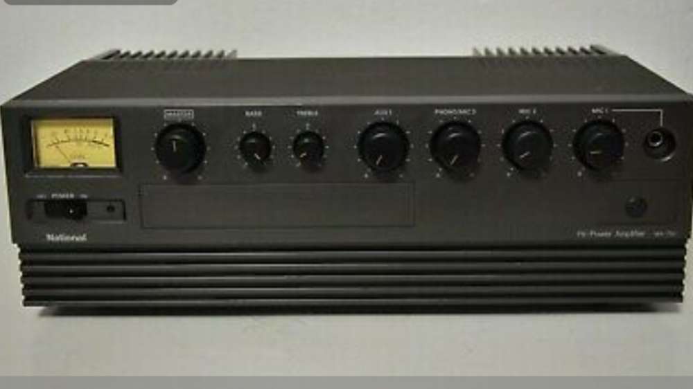 美品】National Hi-Power Amplifier WA-730A-