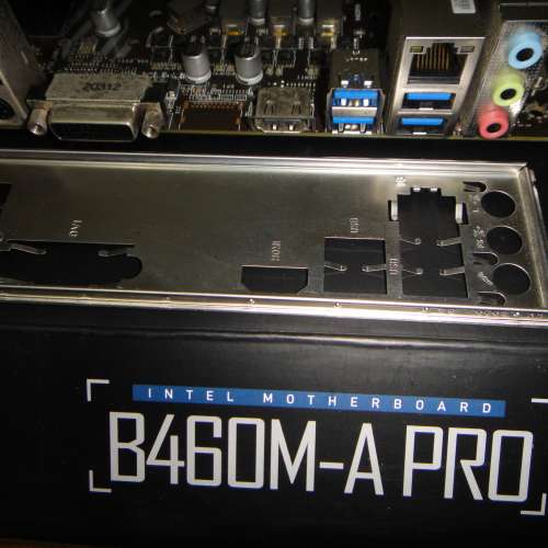 10代主版 MSI B460M-A PRO Micro-ATX ((Window10Home啟動碼 ))Socket 1200