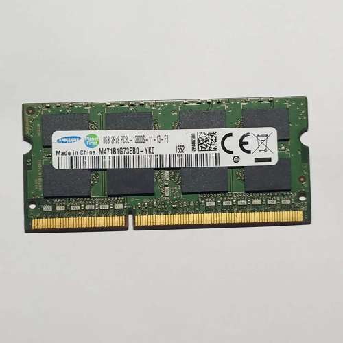 SAMSUNG 8GB 2RX8 PC3L 12800S DDR3 NOTEBOOK RAM 1.35V