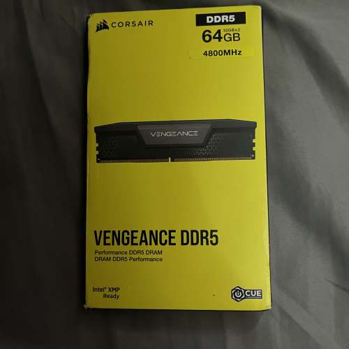 (In Stock) CORSAIR VENGEANCE DDR5 RAM 64GB (2x32GB) 4800MHz CL40 Intel XMP iCUE