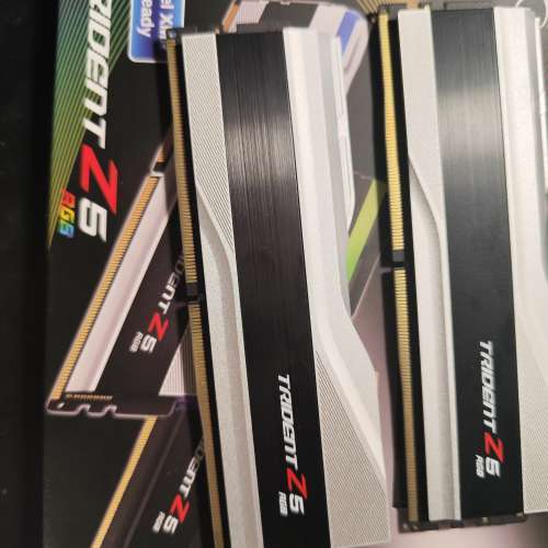 99%new G Skill Trident Z5 DDR5 7200Mhz RGB silver 2x24G kit