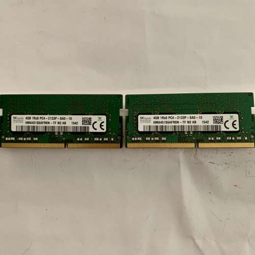 SK hynix 8G（4GX2）DDR4-2133 notebook RAM