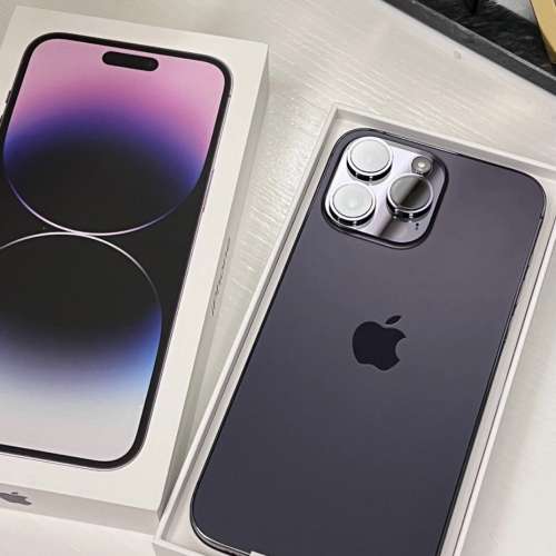 99新 iPhone 14 pro max 1T 暗紫色