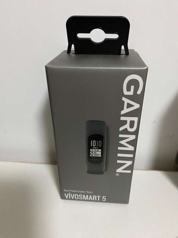 買賣全新及二手智能手錶, 手錶- 全新原廠Garmin Vivosmart 5 (Black