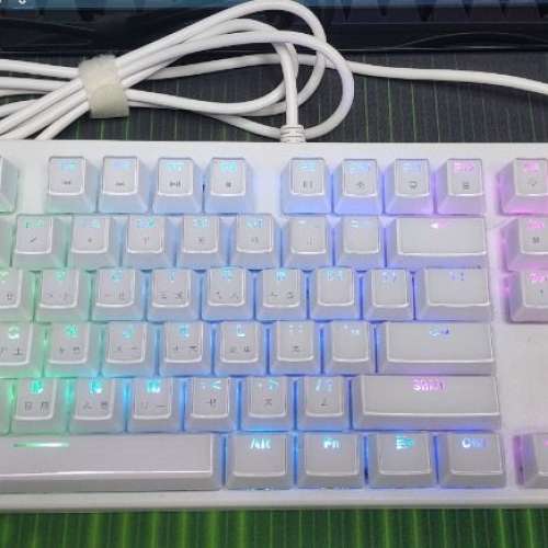 1STPLAYER 稀有水晶機械鍵盤 KEYBOARD (青軸+RGB) 有注音碼 有速成倉頡碼 - 二手或全新鍵盤滑鼠, 電腦 ...