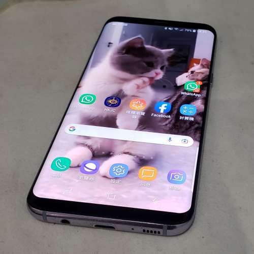 Samsung Galaxy s8+ G9550 灰色雙卡，6G\128GB港行