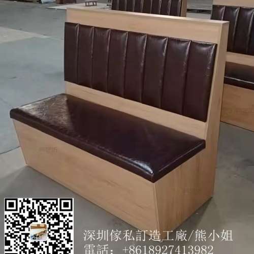 抽屜儲物梳化，餐廳抽屜梳化，訂造香港防火梳化，卡位梳化相片，餐廳儲物梳化，茶餐...