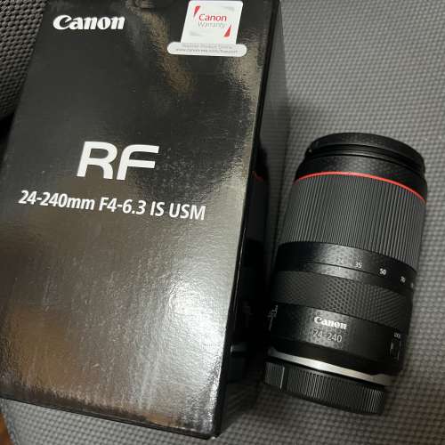 （水貨極新）Canon RF 24-240mm F4-6.3 IS USM （適合canon R6, R5, R3, R8, R5c…)