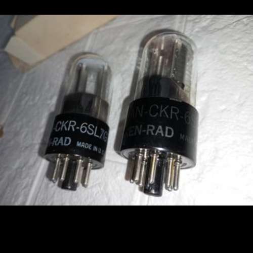 One electron tube tube jan ckr KEN RAD 6SL7GT VT229 膽2粒