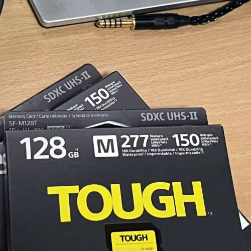Sony UHS-II M TOUGH series 128GB | SFM128T 兩張 岩fx3 fx30 a74 a7s3 a7r5 r4 用