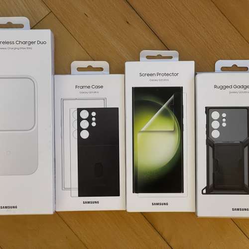 極新S23 Ultra 512GB 綠色 行貨，原裝軍規套，薄套，保護貼，叉電板