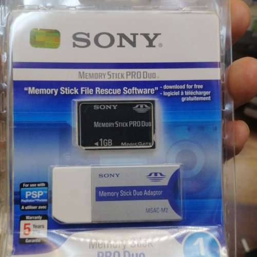 Sony 1GB Pro Duo Card with Adaptor