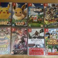 Nintendo switch games pokemon 精靈寶可夢 Let's Go Pikachu 比卡超、伊布、哆啦A...