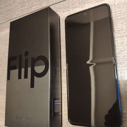 超極新淨 無花 Samsung Flip 4 黑色